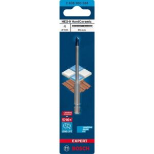 Bosch Expert HEX-9 HardCeramic Bohrer, Ø 4mm (Länge 90mm)