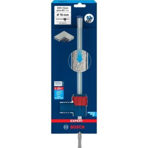Bosch Expert Hammerbohrer SDS Clean plus-8X Set, Ø 16mm (Arbeitslänge 200mm, Saugbohrer inkl. Absauganschluss)