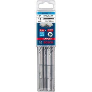 Bosch Expert Hammerbohrer SDS-plus-7X, Ø 12mm, 10 Stück (Arbeitslänge 100mm)