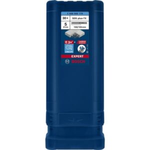 Bosch Expert Hammerbohrer SDS-plus-7X, Ø 5mm, 30 Stück (Arbeitslänge 100mm)