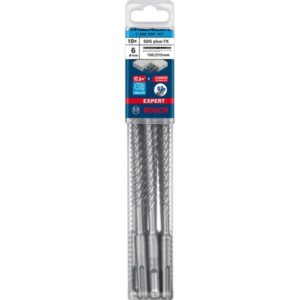 Bosch Expert Hammerbohrer SDS-plus-7X, Ø 6mm, 10 Stück (Arbeitslänge 150mm)