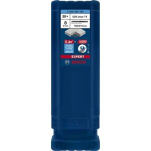 Bosch Expert Hammerbohrer SDS-plus-7X, Ø 8mm, 30 Stück (Arbeitslänge 150mm)