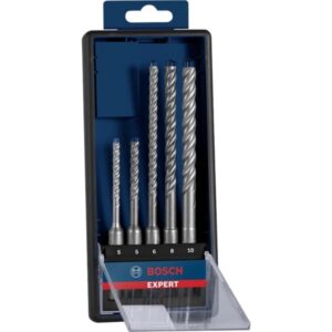 Bosch Expert Hammerbohrer-Satz SDS-plus-7X, 5-teilig (Ø 5 / 6 / 8 / 10mm, Arbeitslänge 50mm / 100mm)
