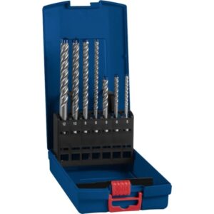 Bosch Expert Hammerbohrer-Satz SDS-plus-7X, 7-teilig (Ø 5 / 6 / 8 / 10 / 12mm, Arbeitslänge 50mm / 100mm)