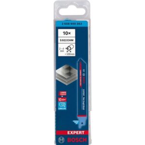 Bosch Expert Säbelsägeblatt ‘Thin Tough Metal’ S 922 EHM, 10 Stück (Länge 150mm)