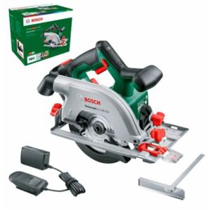 Bosch Handkreissäge UniversalCirc 18V-53, 18Volt (grün/schwarz, Li-Ionen Akku 2,5Ah, POWER FOR ALL ALLIANCE)