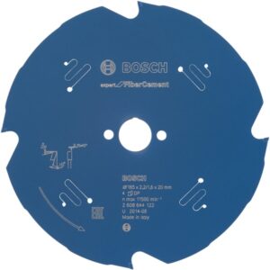 Bosch Kreissägeblatt Expert for Fibre Cement, Ø 165mm, 4Z (Bohrung 20mm, für Handkreissägen)