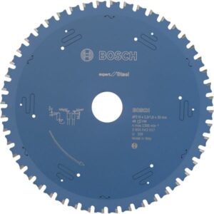 Bosch Kreissägeblatt Expert for Steel, Ø 210mm, 48Z (Bohrung 30mm, für Handkreissägen)