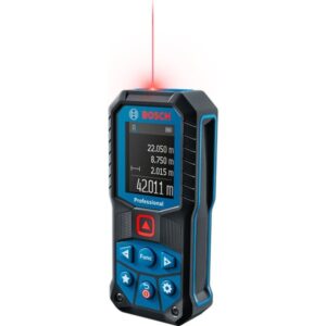 Bosch Laser-Entfernungsmesser GLM 50-22 Professional (blau/schwarz, Reichweite 50m, rote Laserlinie)