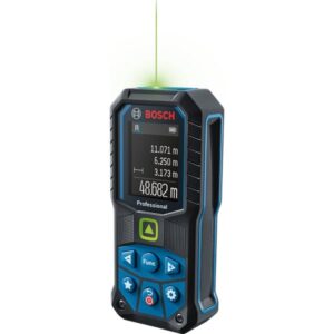 Bosch Laser-Entfernungsmesser GLM 50-25 G Professional (blau/schwarz, Reichweite 50m, grüne Laserlinie)