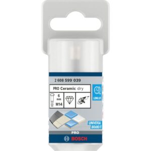 Bosch PRO Ceramic dry Bohrkrone, Ø 6mm, Bohrer (für Winkelschleifer)