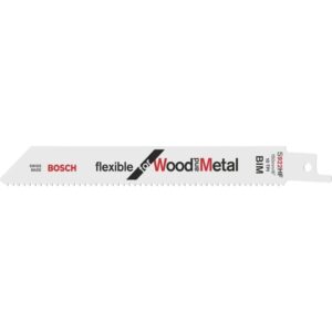 Bosch Säbelsägeblatt S 922 HF Flexible for Wood and Metal, 5 Stück (Länge 150mm)