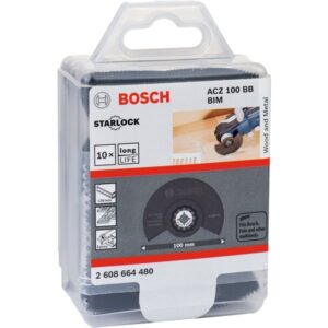 Bosch Segmentsägeblatt ACZ 100 BB Wood + Metal, Ø 100mm (10 Stück, BIM)