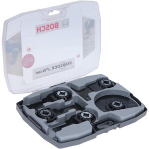 Bosch Starlock Sägeblatt-Satz Holz-Set 6+1 (7-teilig, für Multifunktionswerkzeuge)