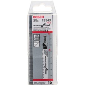 Bosch Stichsägeblatt T 234 X Progressor for Wood, 117mm (25 Stück)