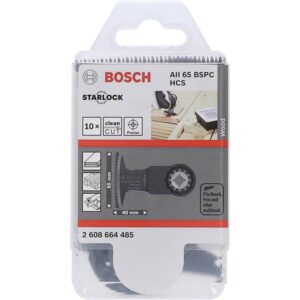 Bosch Tauchsägeblatt AII 65 BSPC Hardwood (10 Stück, HCS, Breite 65mm)