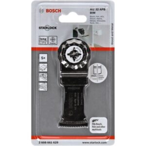 Bosch Tauchsägeblatt AIZ 32 APB Wood + Metal (5 Stück, BIM, Breite 32mm)
