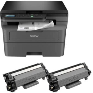 Brother DCP-L2627DWXL, Multifunktionsdrucker (dunkelgrau, USB, WLAN, Scan, Kopie, 2x Toner, Duplex (Druck))