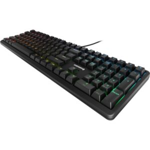 CHERRY G80-3000N RGB, Tastatur (schwarz, DE-Layout, Cherry MX Silent Red)