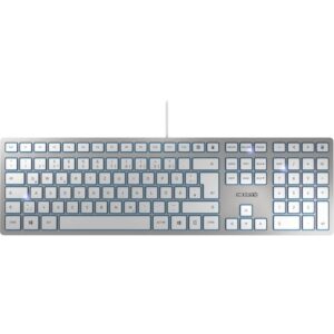 CHERRY KC 6000 SLIM, Tastatur (silber, DE-Layout)