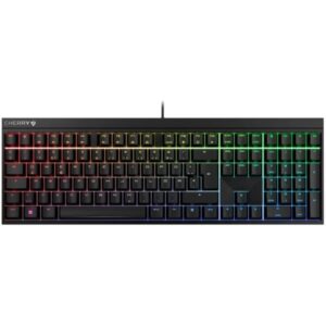 CHERRY MX 2.0S, Gaming-Tastatur (schwarz, DE-Layout, Cherry MX Brown)