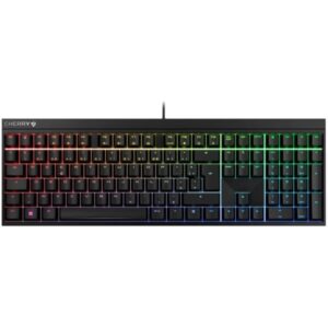 CHERRY MX 2.0S, Gaming-Tastatur (schwarz, DE-Layout, Cherry MX Black)