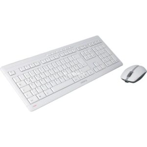 CHERRY STREAM DESKTOP RECHARGE, Desktop-Set (weiß/grau, DE-Layout, Cherry SX-Scherentechnologie)