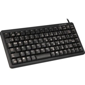 CHERRY Slim G84-4100 Flach, Tastatur (schwarz, DE-Layout, Cherry Mechanisch)