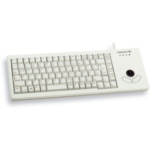 CHERRY XS Trackball Keyboard G84-5400, Tastatur (grau, DE-Layout)