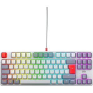 CHERRY XTRFY K4V2, Gaming-Tastatur (grau, DE-Layout, Cherry MX2A Red)