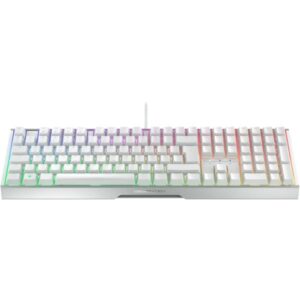 CHERRY XTRFY MX 3.1, Gaming-Tastatur (weiß/silber, DE-Layout, Cherry MX2A Red)