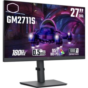 Cooler Master GM2711S, Gaming-Monitor (68.5 cm (27 Zoll), schwarz, QHD, IPS, HDR, 180Hz Panel)