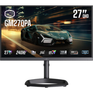 Cooler Master GM27QPA, Gaming-Monitor (68.6 cm (27 Zoll), schwarz, QHD, IPS, Adaptive-Sync, 240Hz Panel)