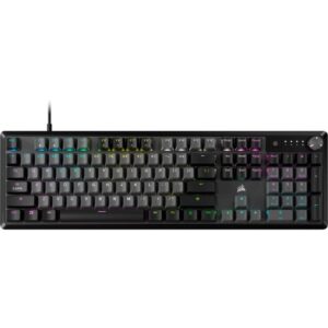 Corsair K70 Core RGB, Gaming-Tastatur (schwarz/grau, DE-Layout, Corsair Red)