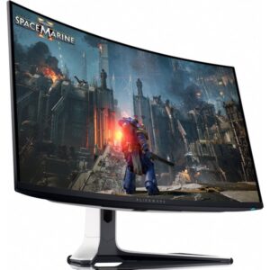 Dell Alienware AW3225QF QD-OLED, Gaming-Monitor (80.3 cm (31.6 Zoll), weiß/schwarz, UltraHD/4K, Curved, G-SYNC-kompatibel, Adaptive-Sync, 240Hz Panel)