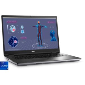 Dell Precision 7780-M6HGP, Notebook (grau, Intel® Core™ i9-13950HX, NVIDIA RTX 3500, 32 GB DDR5, 1 TB (1 TB SSD), Windows 11 Pro)