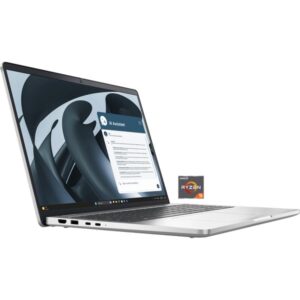 Dell Pro 16 Plus (JP4NC), Notebook (silber, AMD Ryzen 5 PRO 230, AMD Radeon 760M, 32 GB LPDDR5X, 1 TB (1 TB SSD), Windows 11 Pro)