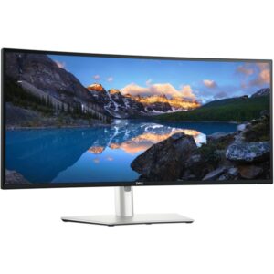 Dell U3425WE, LED-Monitor (87 cm (34.1 Zoll), silber/schwarz, WQHD, IPS Black, Curved, Thunderbolt, USB-C, 120Hz Panel)