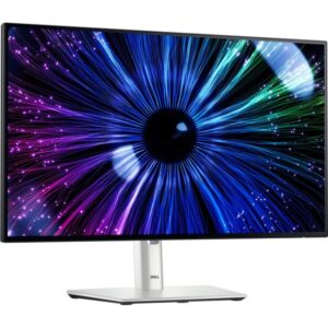 Dell UltraSharp U2424HE, LED-Monitor (60.5 cm (23.8 Zoll), silber/schwarz, FullHD, USB-C, IPS, RJ45, 120Hz Panel)