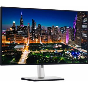 Dell UltraSharp U3225QE, LED-Monitor (80 cm (32 Zoll), silber/schwarz, UltraHD/4K, IPS Black, USB-Hub, Thunderbolt 4, 120Hz Panel)