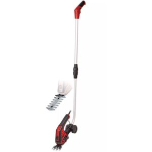 EINHELL Akku-Grasschere/ -Strauchschere GC-CG 3,6/70 Li (schwarz/rot, Li-Ionen Akku 2,0Ah, Teleskopverlängerung)