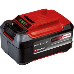 EINHELL Akku Power-X-Change Plus 18Volt 5,2Ah (rot/schwarz)