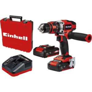 EINHELL Akku-Schlagbohrschrauber TE-CD 18/48 Li, 18Volt (schwarz, 2x Li-Ionen Akku 2,0Ah)