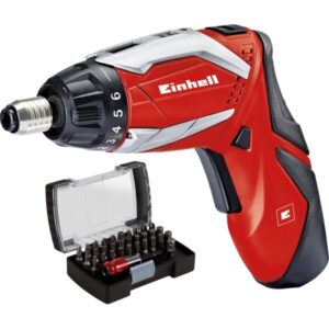EINHELL Akkuschrauber TE-SD 3,6 Li Kit, 3,6Volt (rot/schwarz, Li-Ionen Akku 1,5Ah)