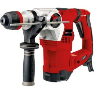 EINHELL Bohrhammer TE-RH 32 4F Kit (rot/schwarz, 1.250 Watt, inkl. Bohrer, Spitz- und Flachmeißel)