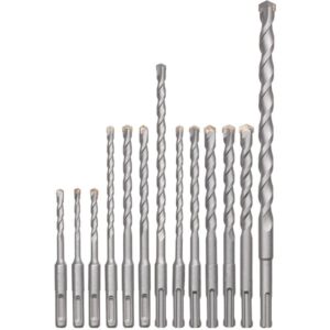 EINHELL Hammerbohrer-Satz SDS-plus, Ø 5-14mm (12-teilig, Koffer)