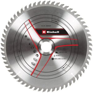 EINHELL Kreissägeblatt HM, Ø 254 x 30mm, 3,2mm, 60Z (für Zug-Kapp- & Gehrungssägen, Tischkreissägen)