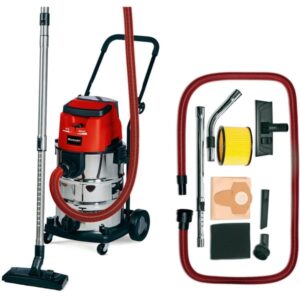 EINHELL Nass-/Trockensauger TE-VC 36/30 Li (rot/silber, ohne Akku und Ladegerät)