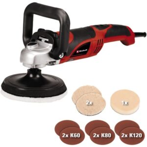 EINHELL Polier- und Schleifmaschine CC-PO 1100/150 E, Poliermaschine (rot/schwarz, 1.100 Watt)