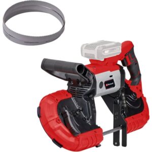 EINHELL Power X-Change Akku-Bandsäge TE-MB 18/127 Li-Solo, 18Volt (rot/schwarz, ohne Akku und Ladegerät)